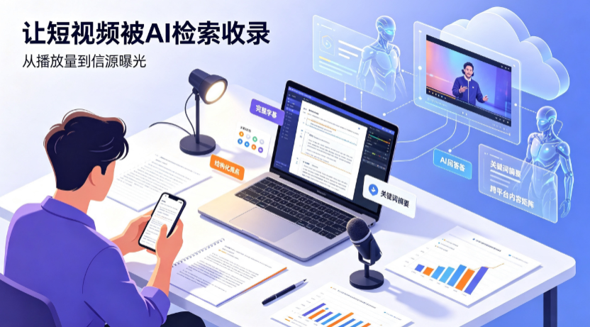 崂山区短视频创作者新必修课：吃透 GEO 优化，让抖音内容被豆包、DeepSeek、元宝智能体收录